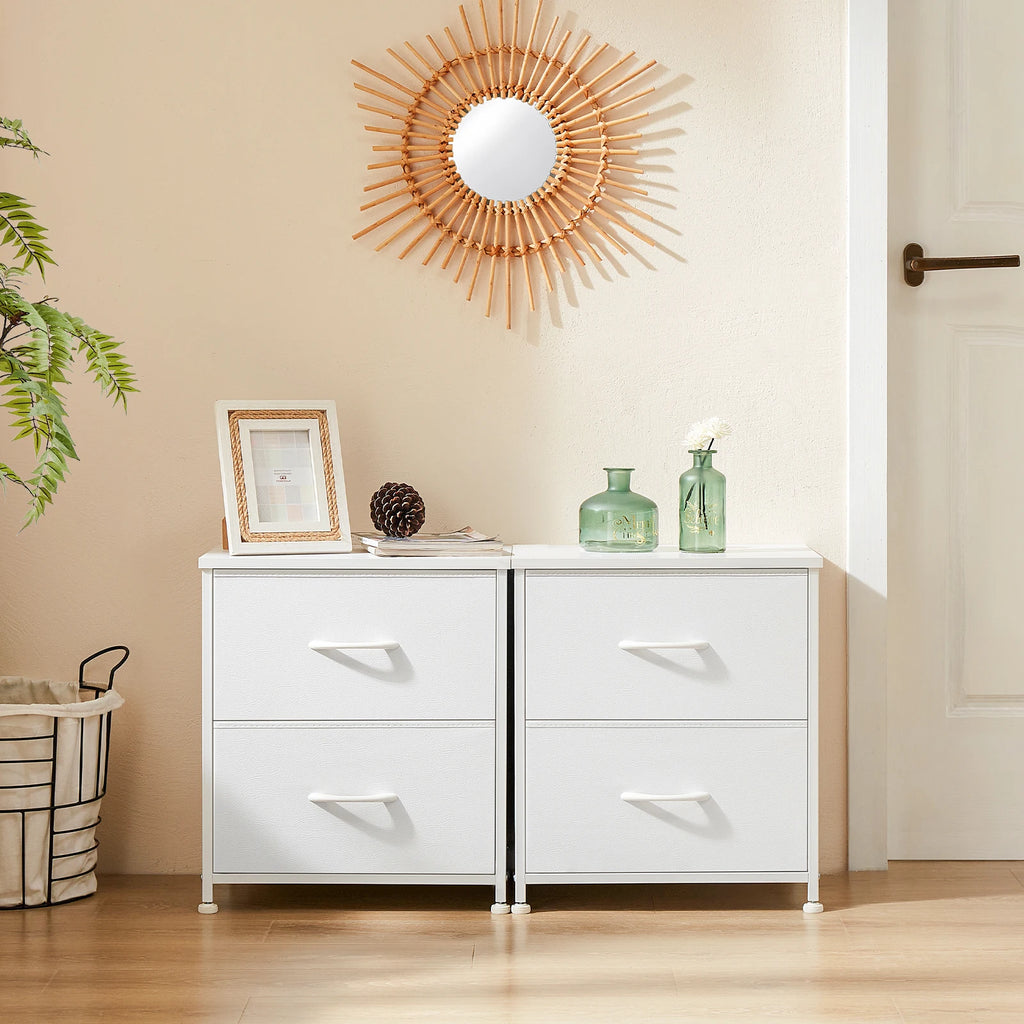 Cabinet / Set of 2 Fabric Drawers