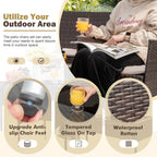 4 Pieces Outdoor Patio Furniture Sets