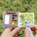 Watercolor Art Painting Kit , Clip ,Water Brush