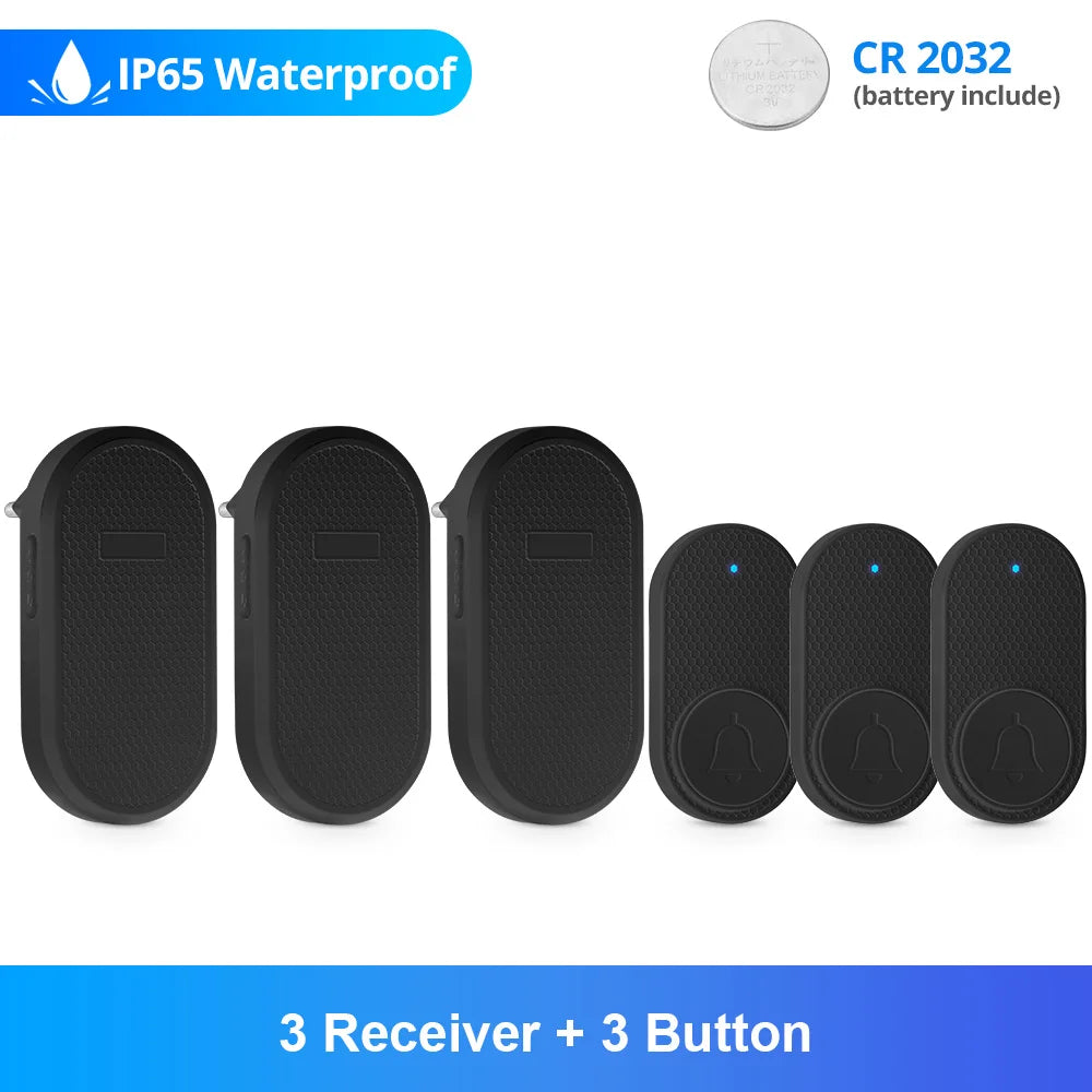 Wireless Doorbell Waterproof Button