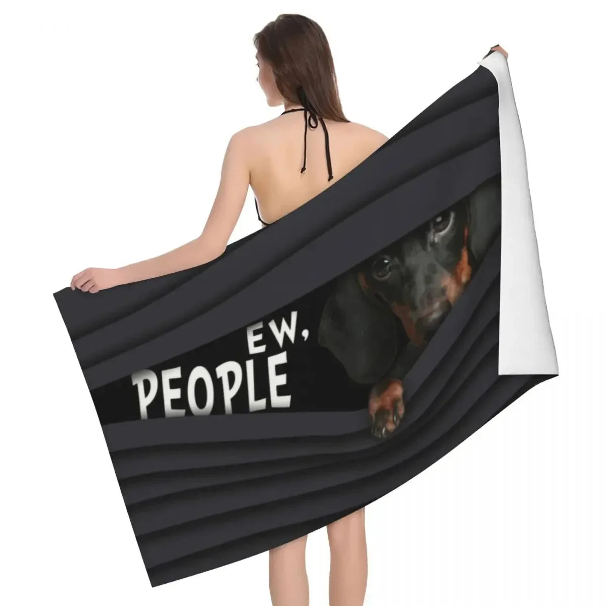 Dachshund Dog Beach Towel