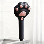 High Pressure Shower Head Cat Paw