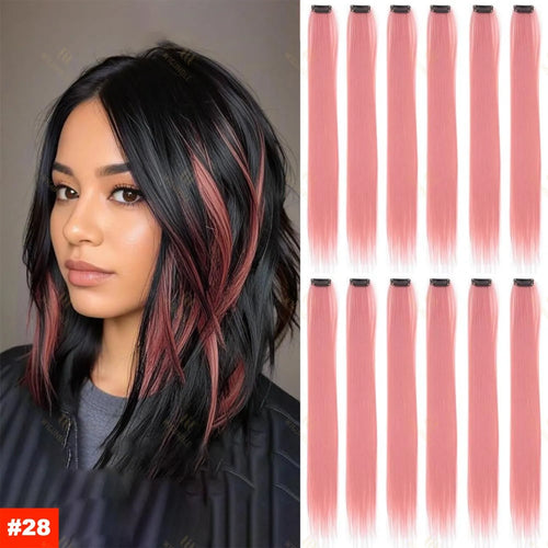 18 Color Clip Style Hair Extensions