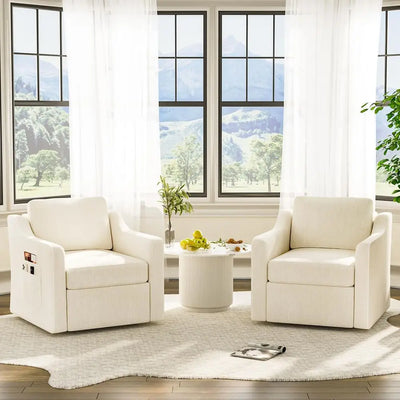 360° Swivel Accent Chairs/ 2