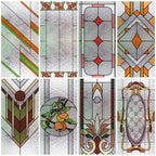 Frosted Stained Glass Window Film