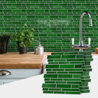 4/8/12PCS Pink Wall Self-Adhesive Tile Stickers