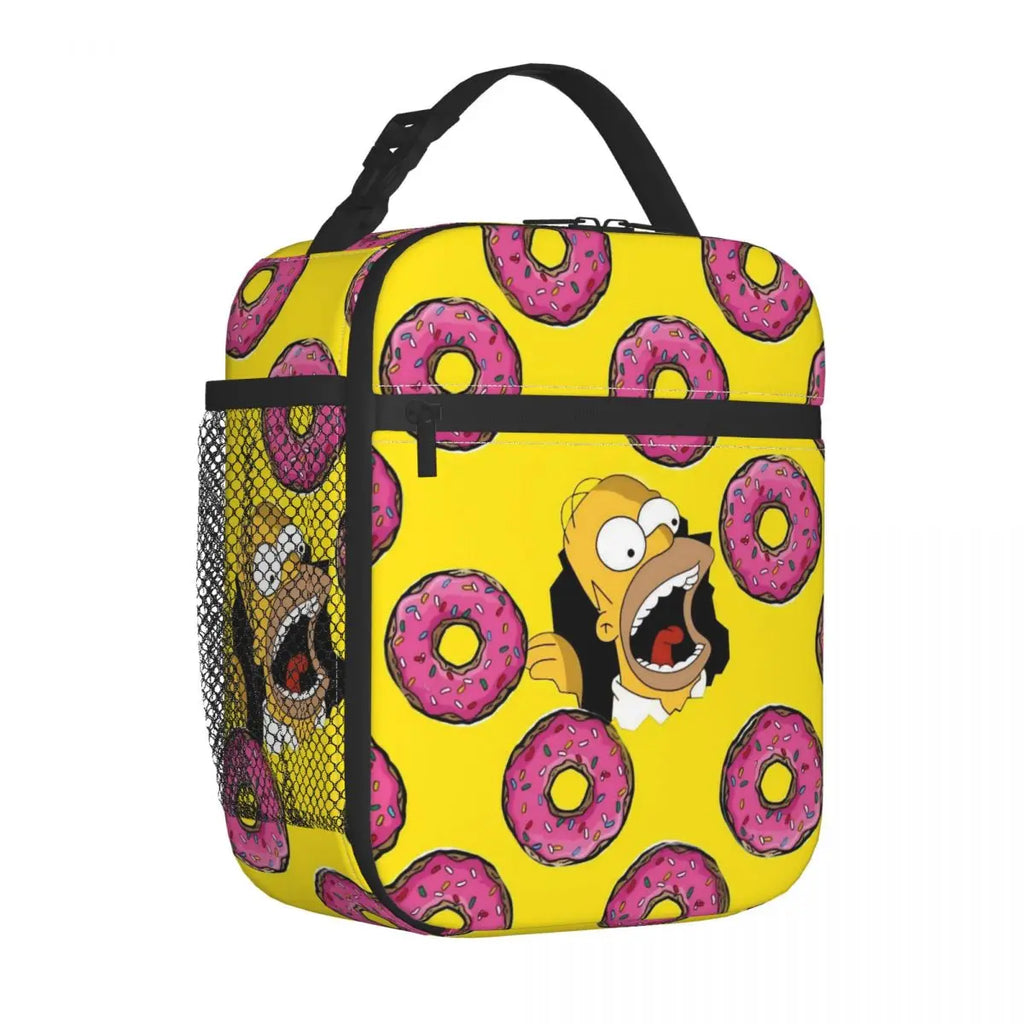 Simpsons Cartoon Insulated Lunch Bag