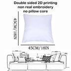 1pc Rabbit Pillowcase with Zipper Closure