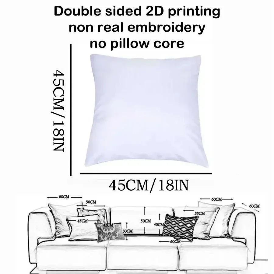 1pc Rabbit Pillowcase with Zipper Closure