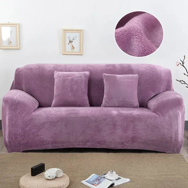 Sofa Covers, Velvet 1Pc Free Pillowcase