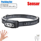 Strong Light Portable LED Sensor Headlamp