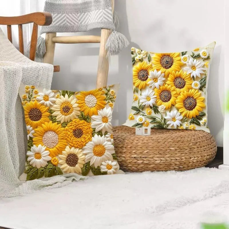 Sunflowers Cushion Cover