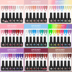 6-Piece Set of Nail Gel
