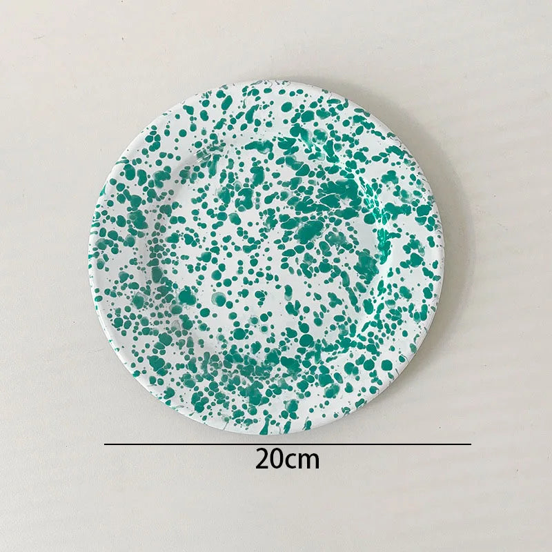 European Enamel Dinner Set