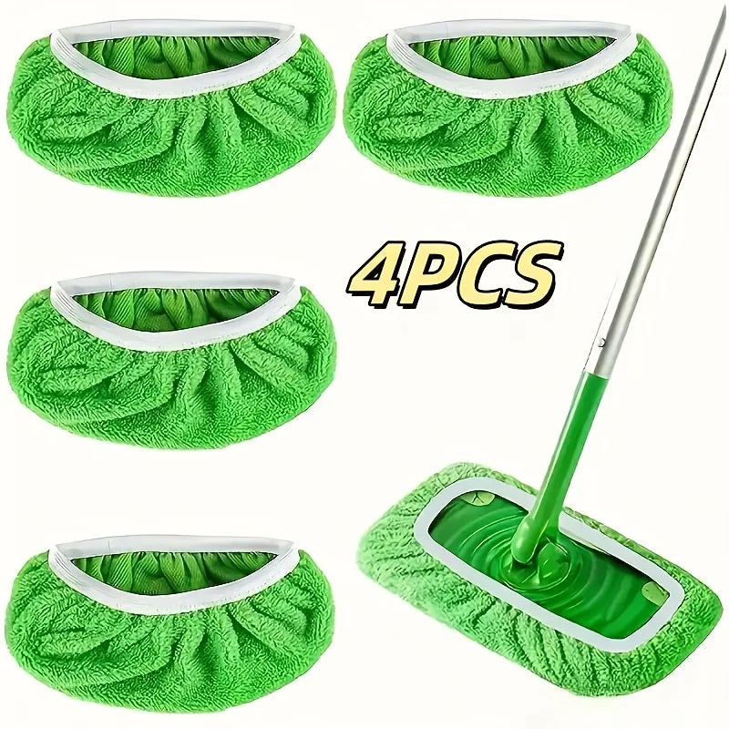 4 Reusable Mop Pads