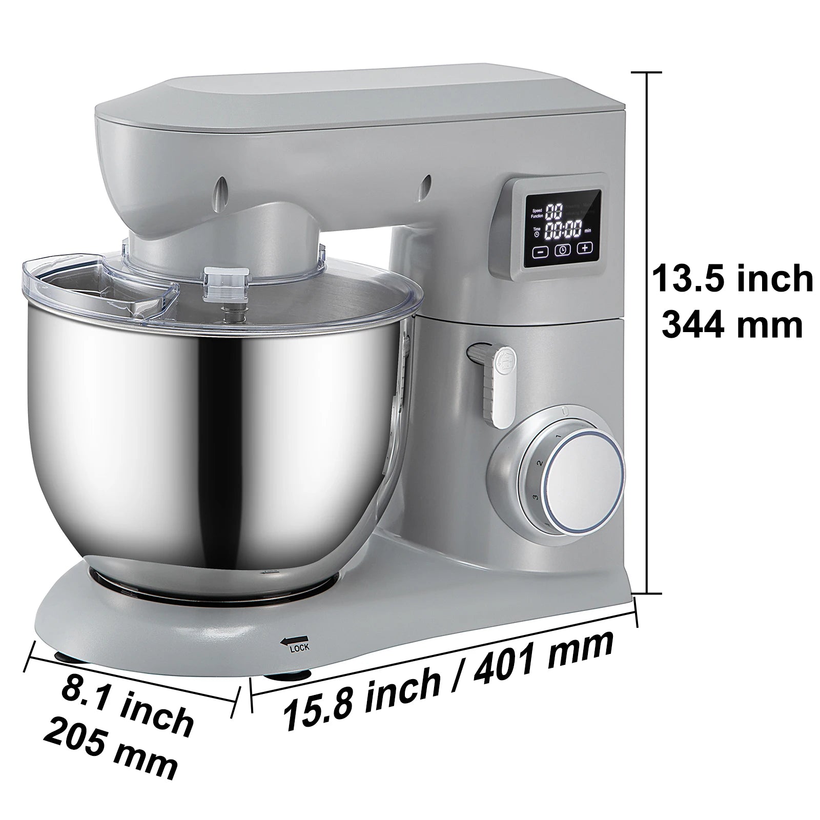 Multifunctional Electric Mixer with 6 Speeds