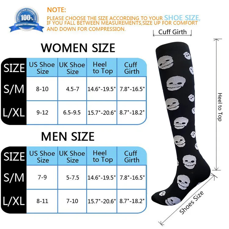 4 Pairs Compression Socks