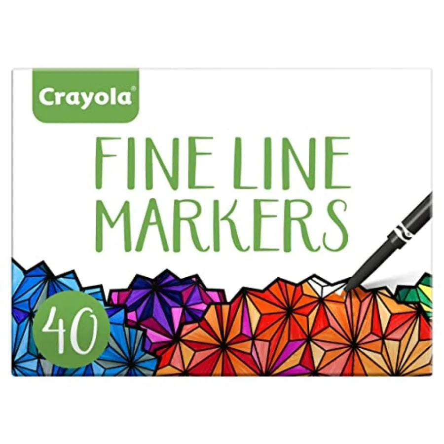 Crayola Fine Line Markers, 40ct