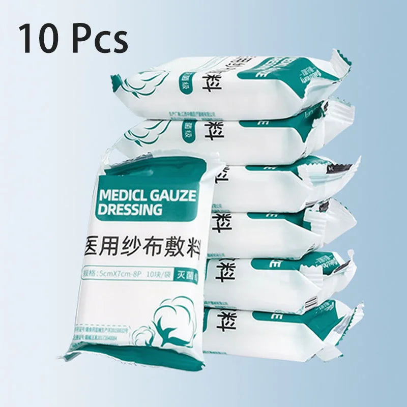 10/400pcs Sterile Medical Gauze