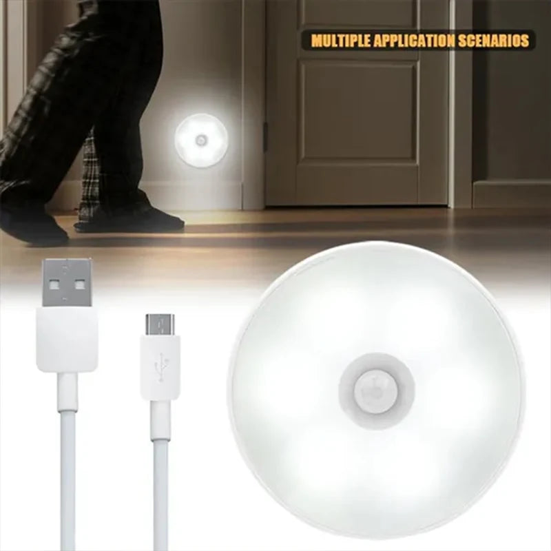 Motion Sensor LED Night Light, Rechargeable