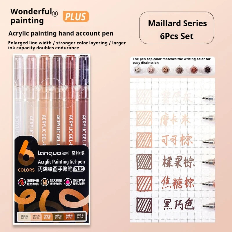 6/24/36/54/72/90 Colors Acrylic Painting Pens