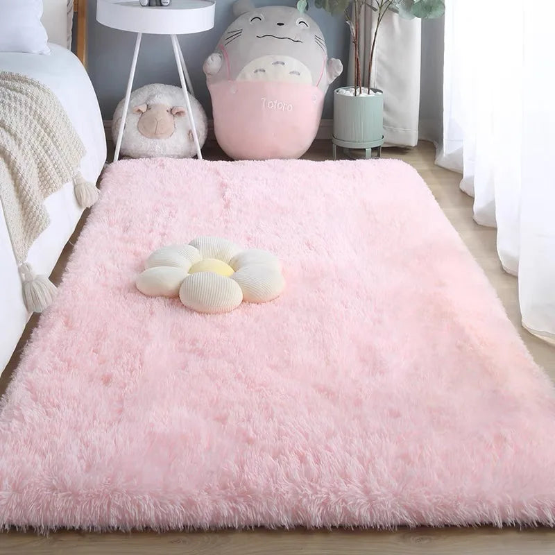 Tie-Dye Plush Carpet