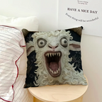 Screaming Goat Pillow Cover