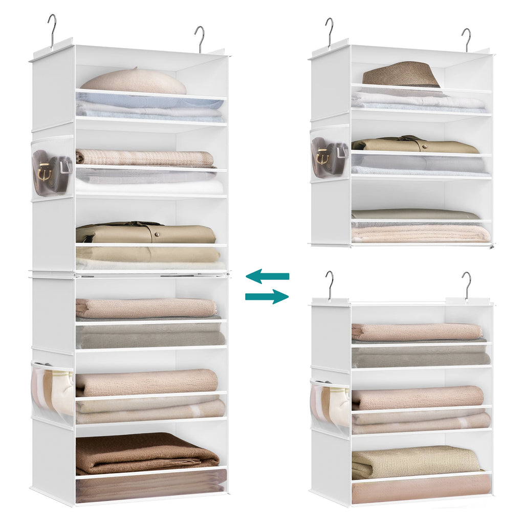 Hanging Closet Organizer/ 6-Tier Fabric Storage Shelf