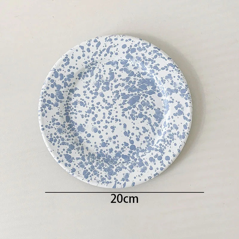European Enamel Dinner Set