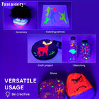 Acrylic Paint Set, 10 Neon / Glow in the Dark