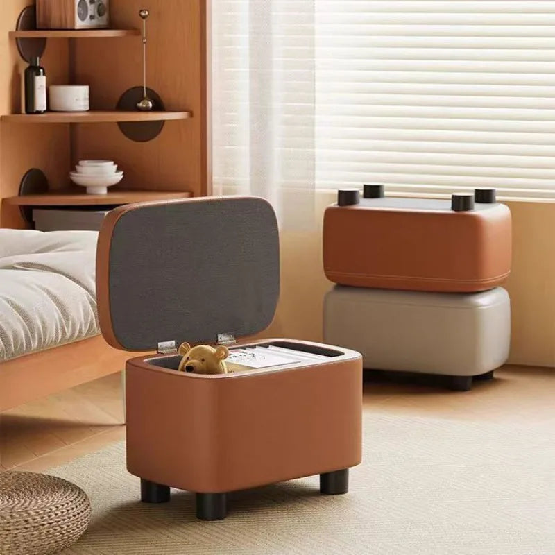 Stool Storage Ottoman Seat