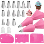 74/6 pc Turntable, Piping Bag, Icing Piping, Nozzle