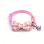 Adjustable Plaid Collar Tie Knot