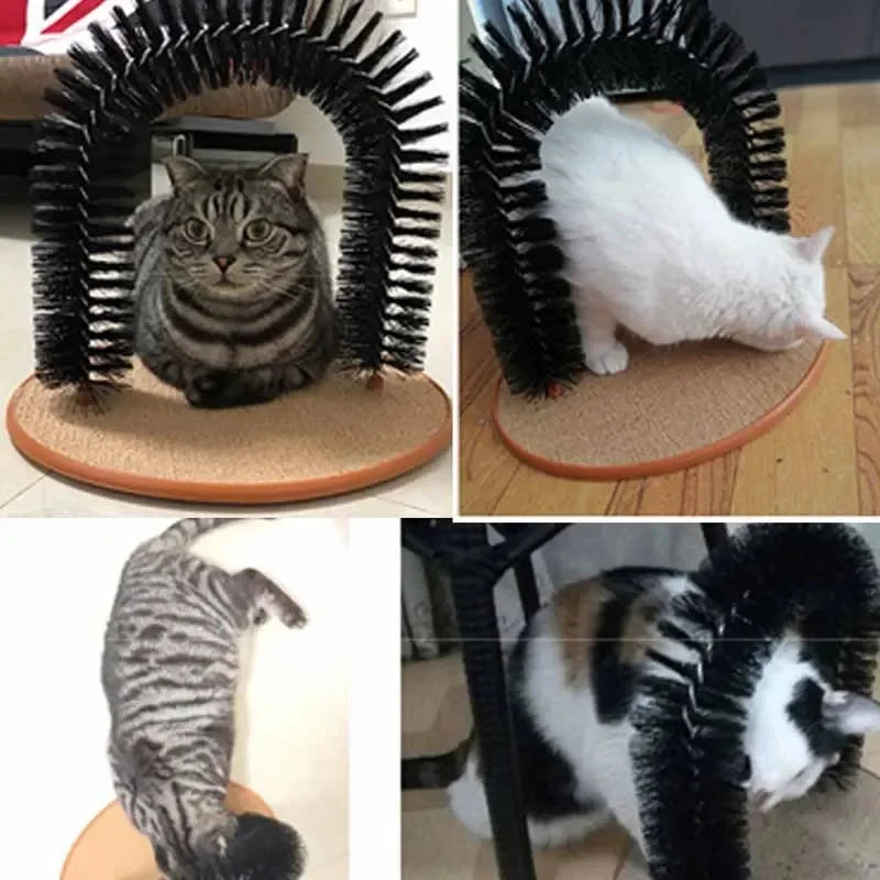 Cat Arch Self- Groomer /Scratching Pad