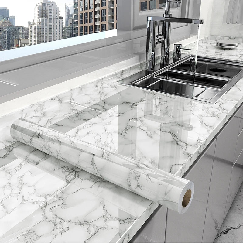 Marble Waterproof Self-Adhesive Wallpaper