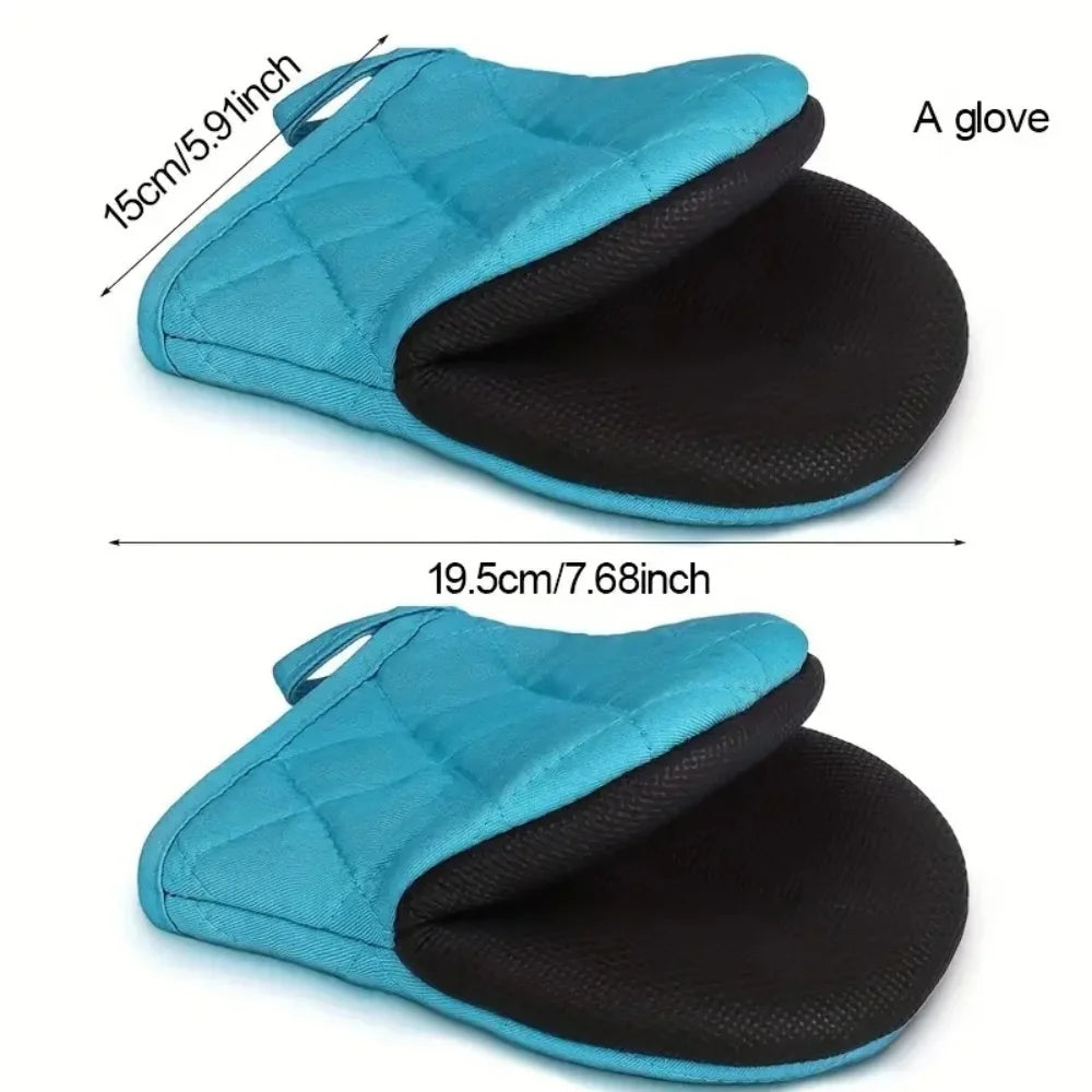 Short Silicone Oven Gloves