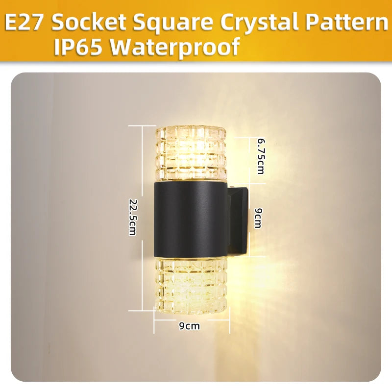Modern Outdoor Decor Wall Light