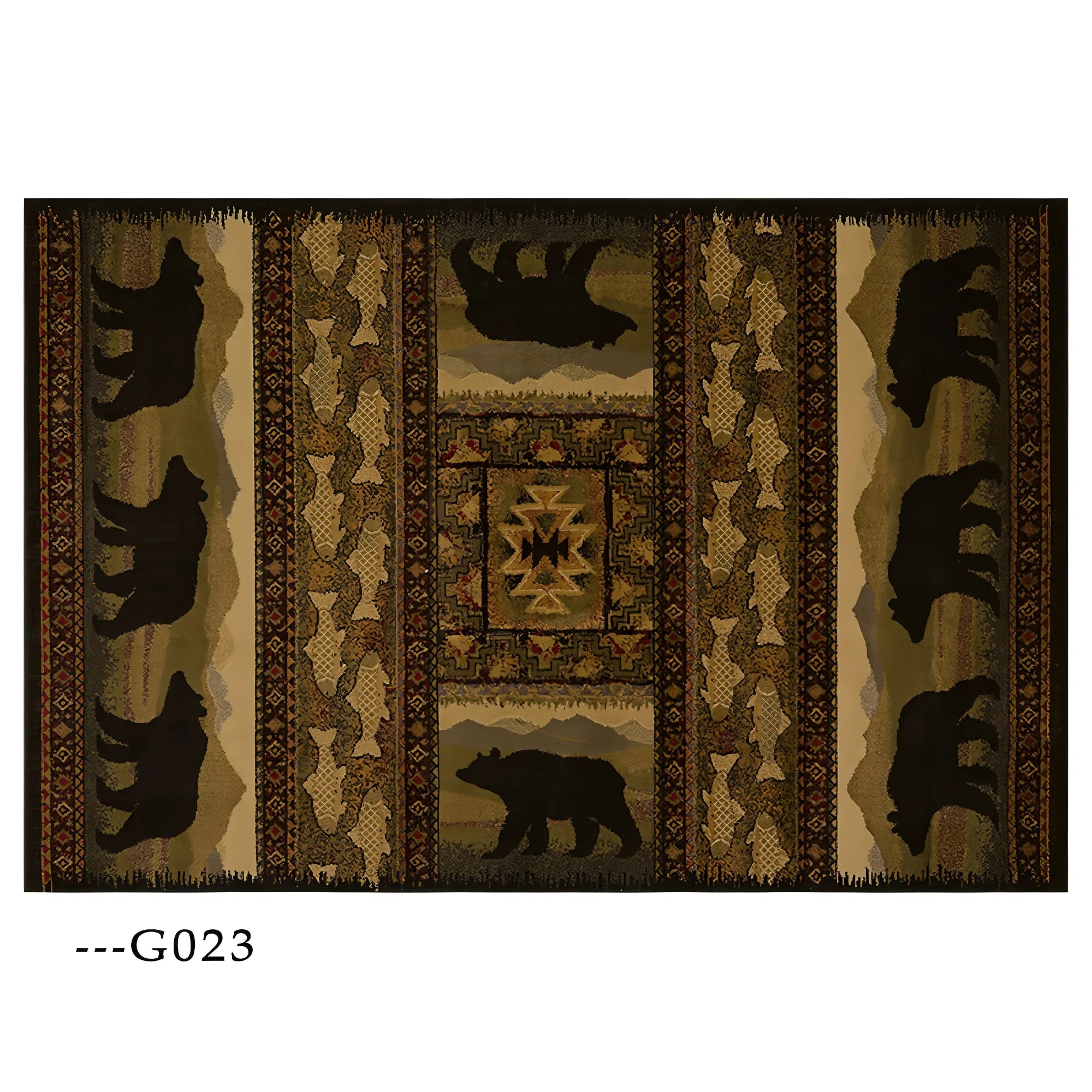 Bear,  Moose,  Deer Carpet