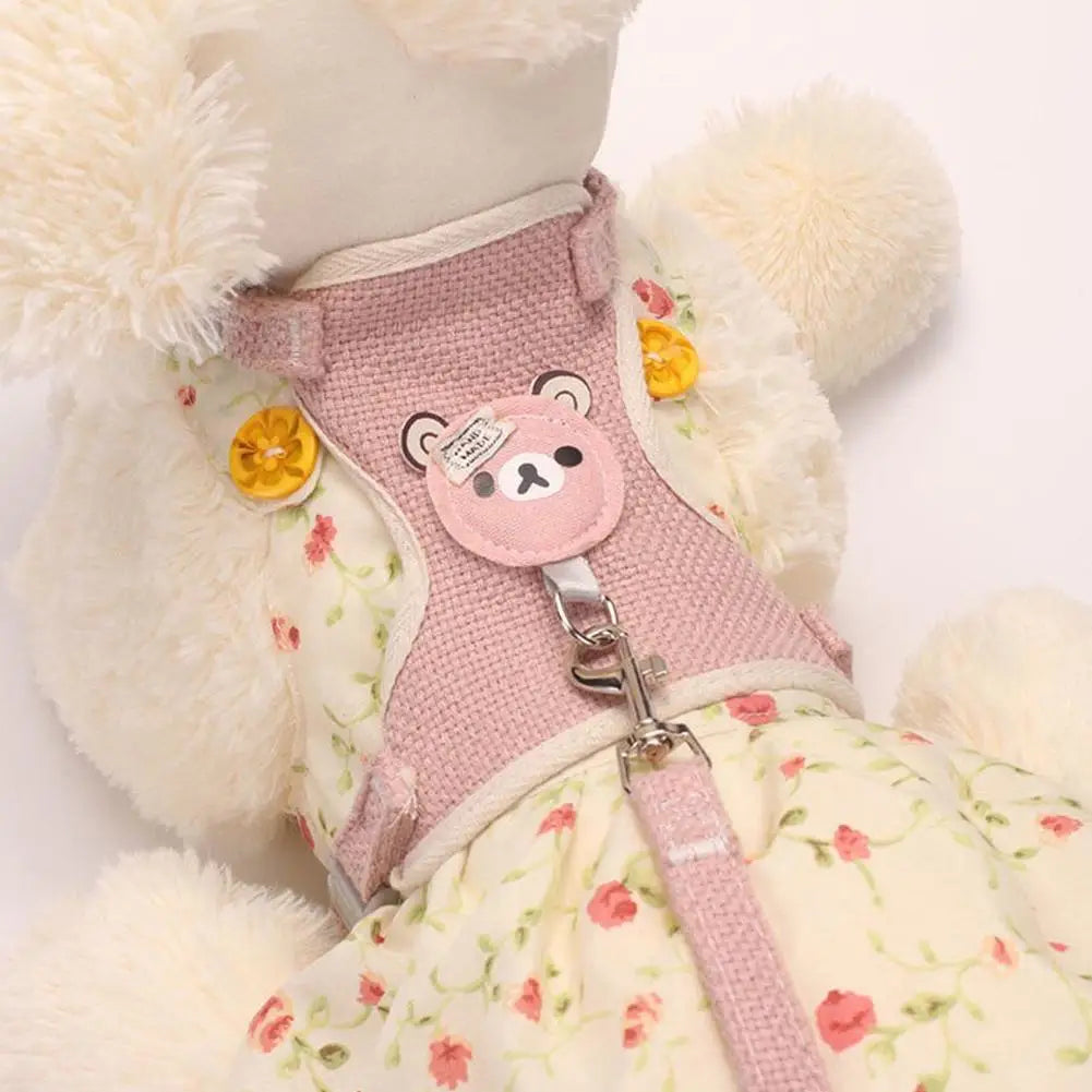 Small Pet Vest , Leash