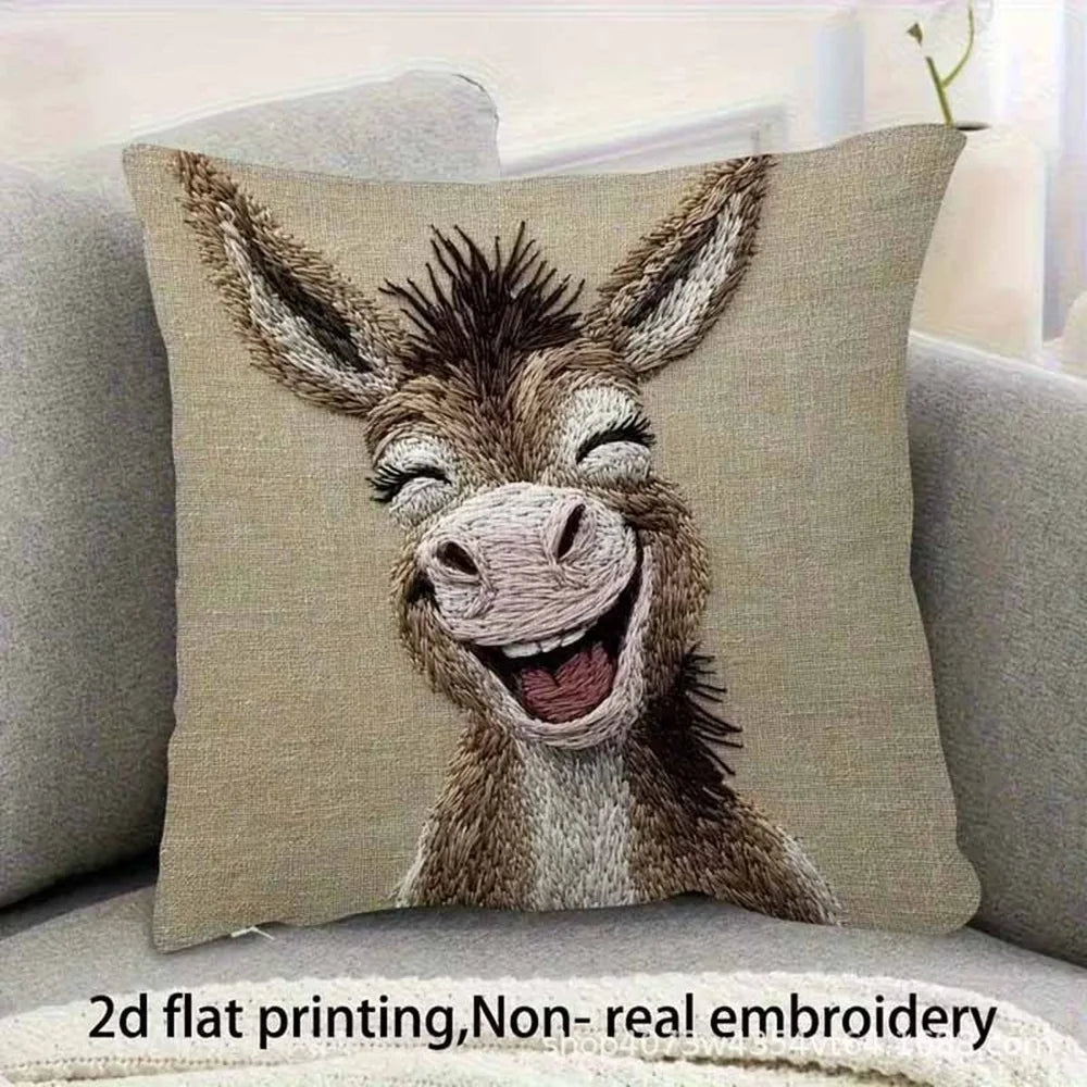Adorable Three Rabbits Pillowcase