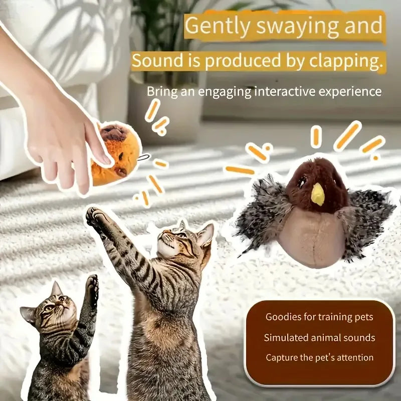 Touch-Activated Flapping Bird Toy