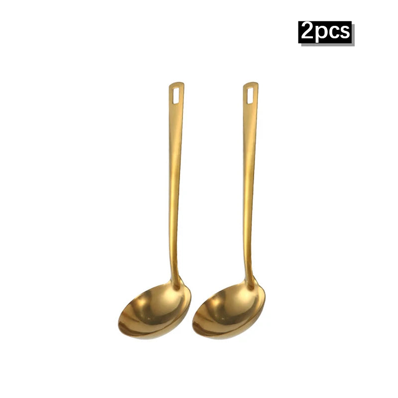 2/6pcs Stainless steel kitchenware set