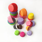 300 pcs Mixed Color Silicone Cupcakes Liners