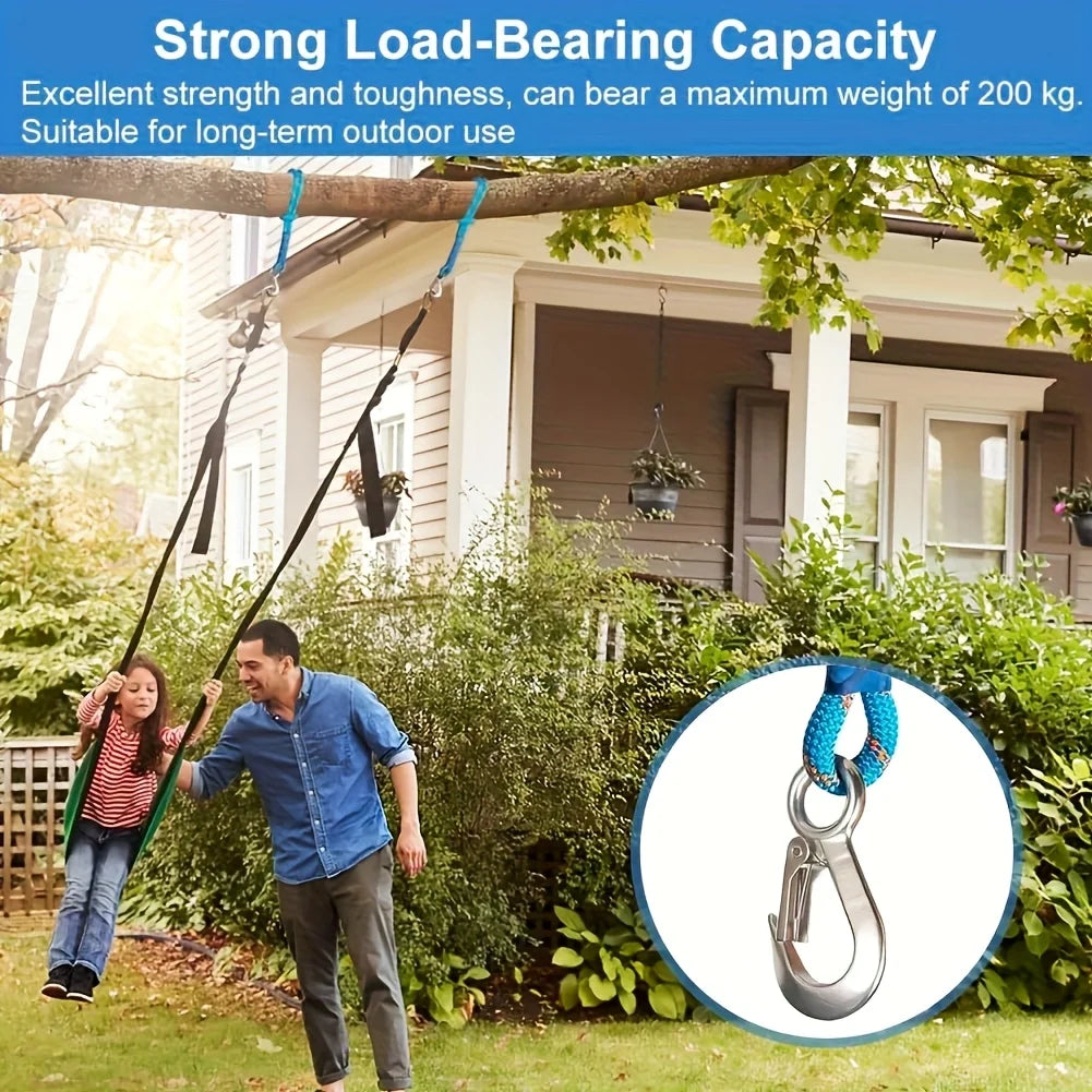 Nylon Hanging Ropes with Metal Hooks