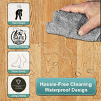 Wood Grain Non-slip Floor Mat,  Interlocking