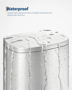 13 Gal / Step-On Trash Can/ Soft Close Lid