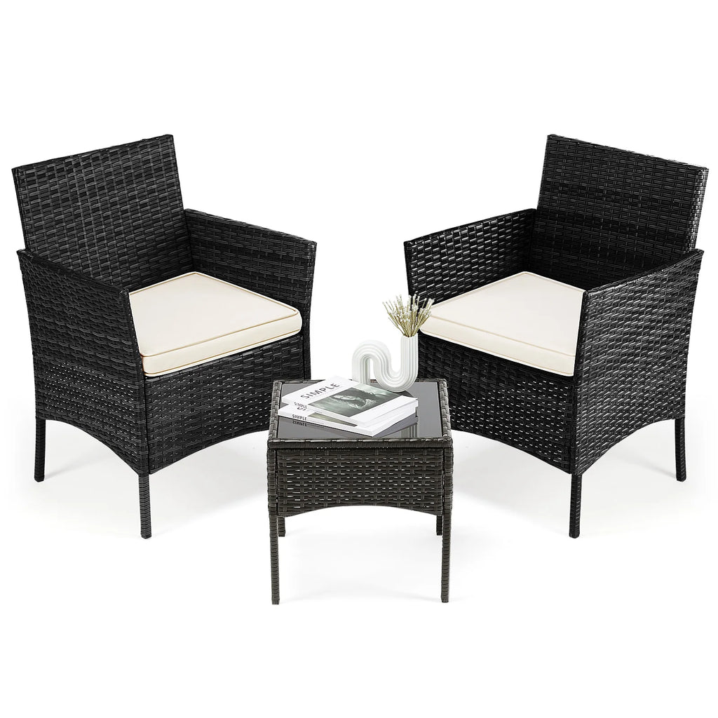 3 Pcs Outdoor Patio Furniture Set