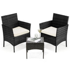 3 Pcs Outdoor Patio Furniture Set