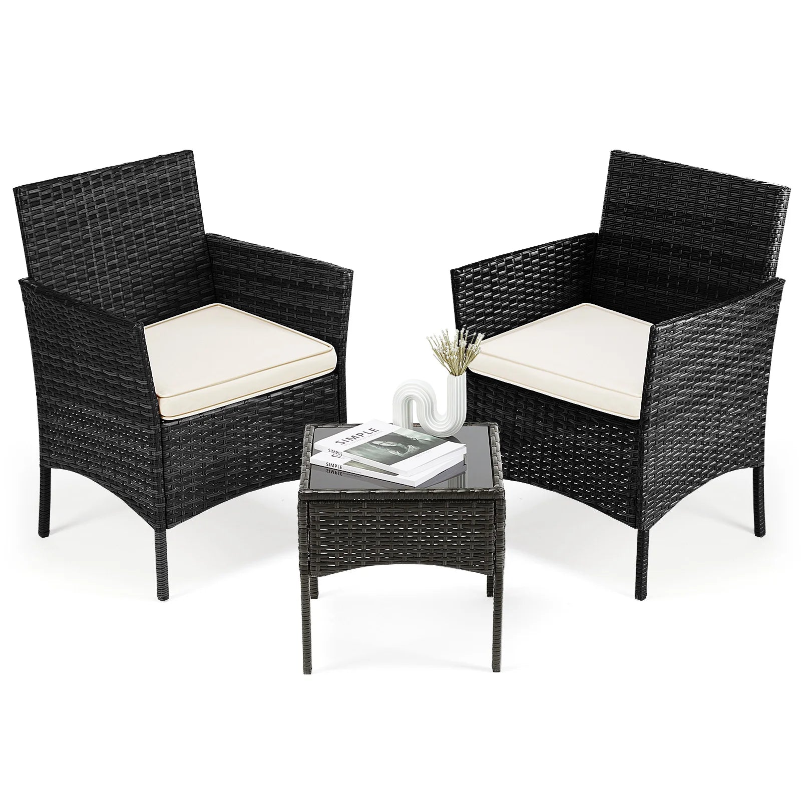 3 Pcs Outdoor Patio Furniture Set