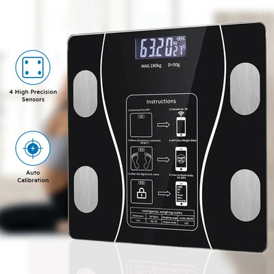 Smart Body Fat Scale/Wireless/ LED Digital